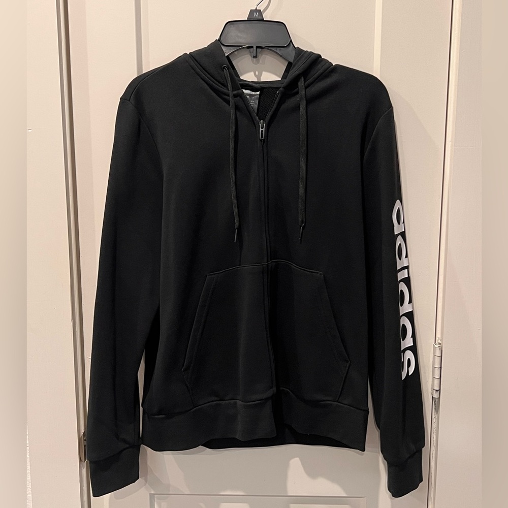 adidas Black Hoodie Jacket